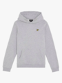 Lyle & Scott Junior Pullover Hoodie Light Grey Marl
