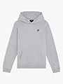 Lyle & Scott Junior Pullover Hoodie Light Grey Marl