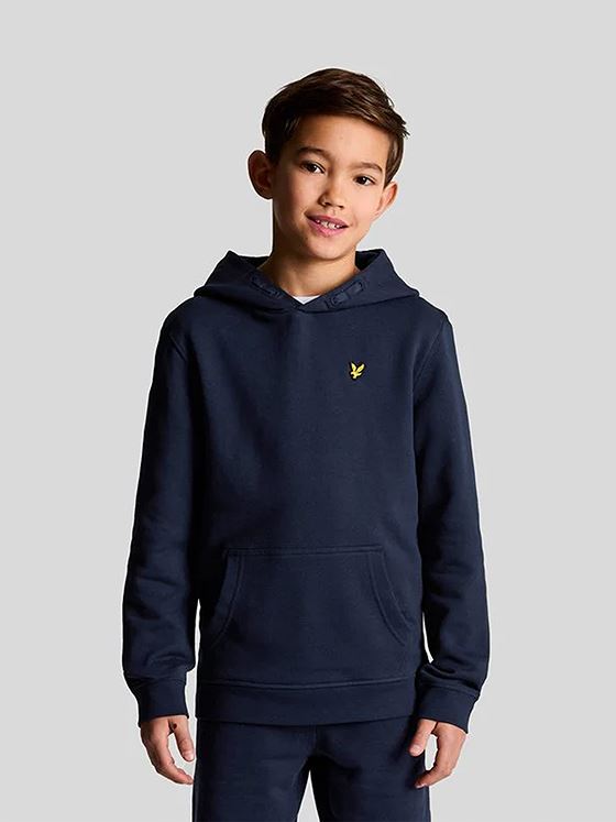 Lyle & Scott Junior Pullover Hoodie Navy