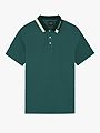 Lyle & Scott Junior Tipped Logo Polo Shirt Everglade
