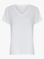 MSCH Copenhagen Fenya Modal V-Neck Tee Bright White
