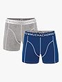 Muchachomalo 2-Pakk Solid Boxer Grey / Blue