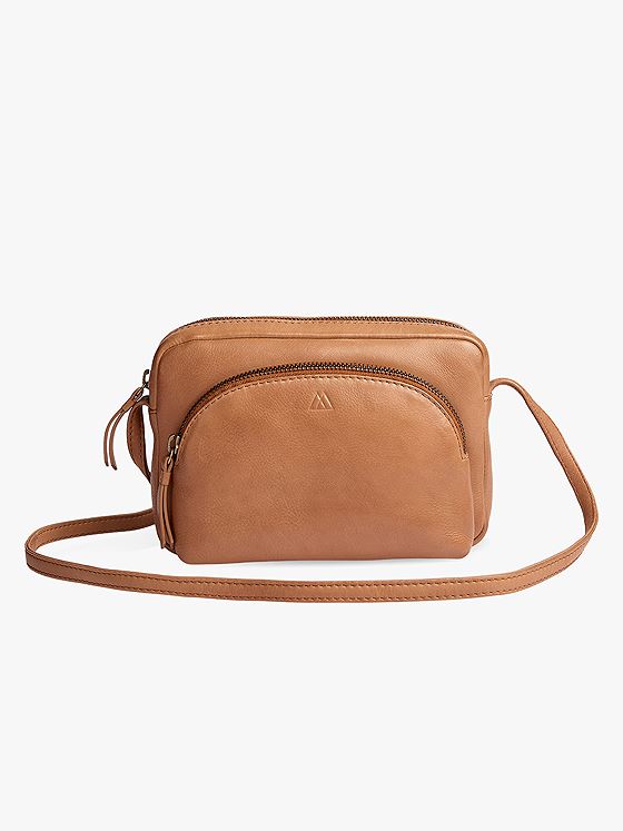 Markberg AiryMBG Mini Cross Tan w/Br. Gold
