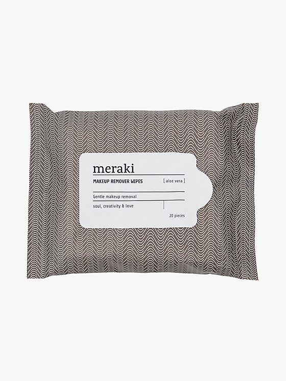 Meraki Makeup Remover Wipes Aloe Vera Grå