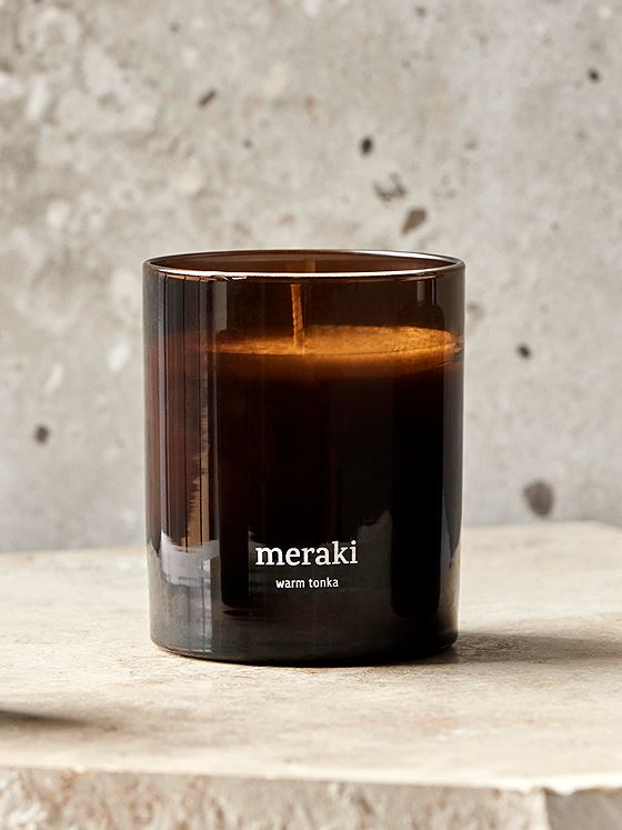 Meraki Duftlys Warm Tonka Brun