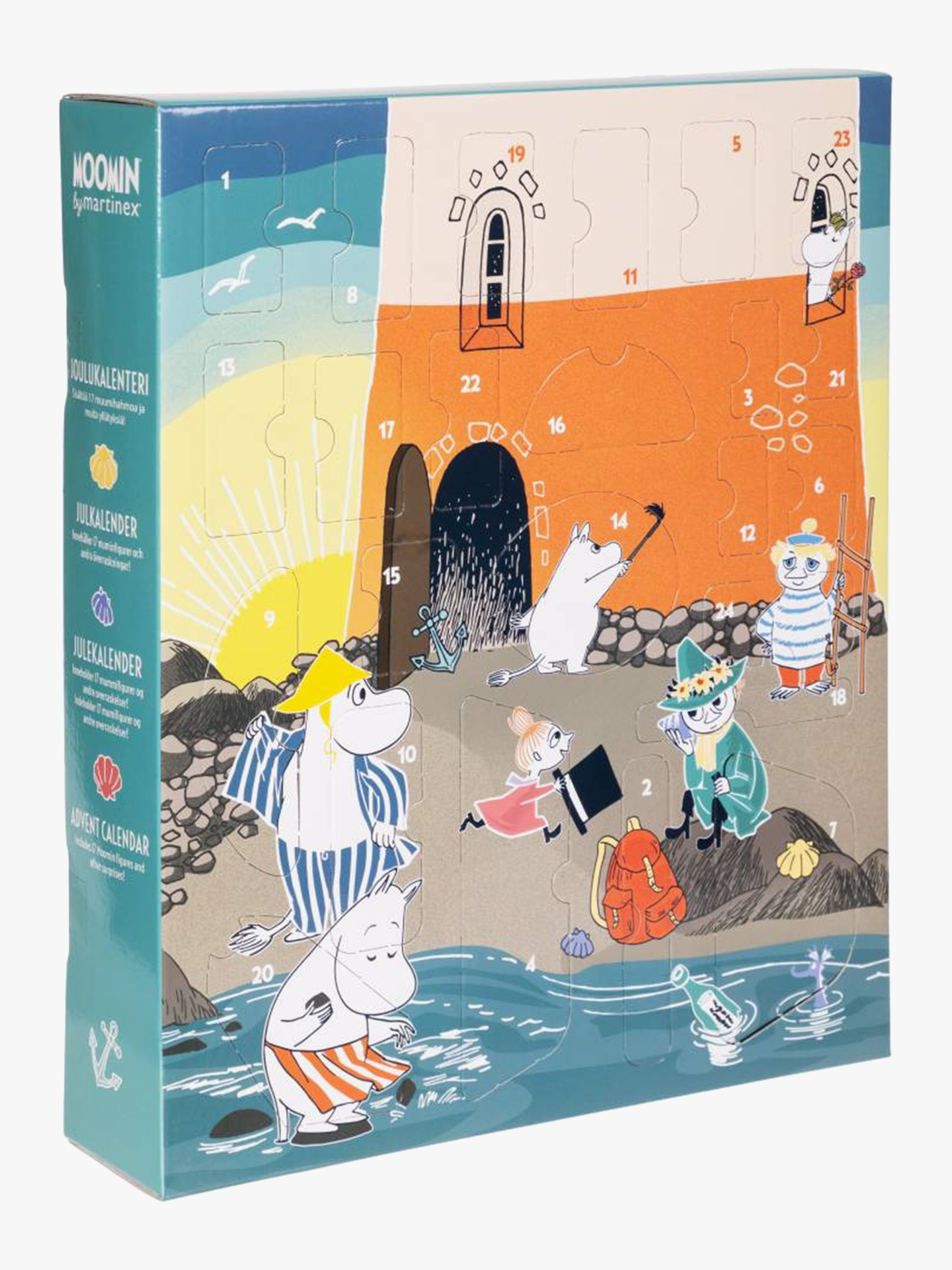 Mummitrollet Adventskalender Flerfarget