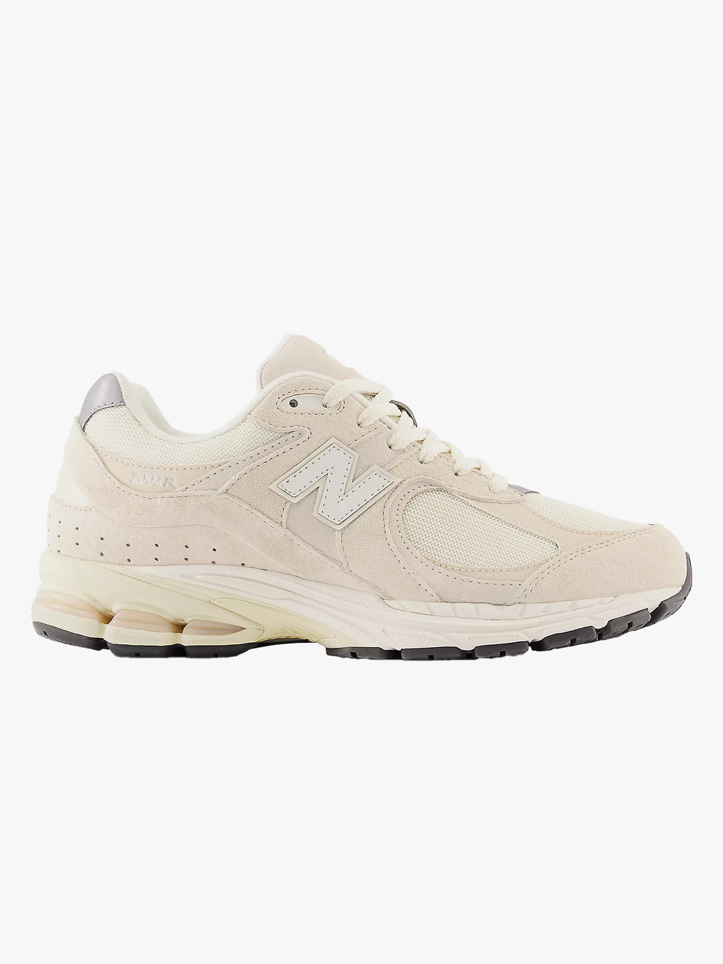 New Balance M2002 Calm Taupe med Angora og Silver Metalic