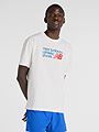New Balance Athletics Premium Relaxed Chest Logo T-Shirt Sea Salt
