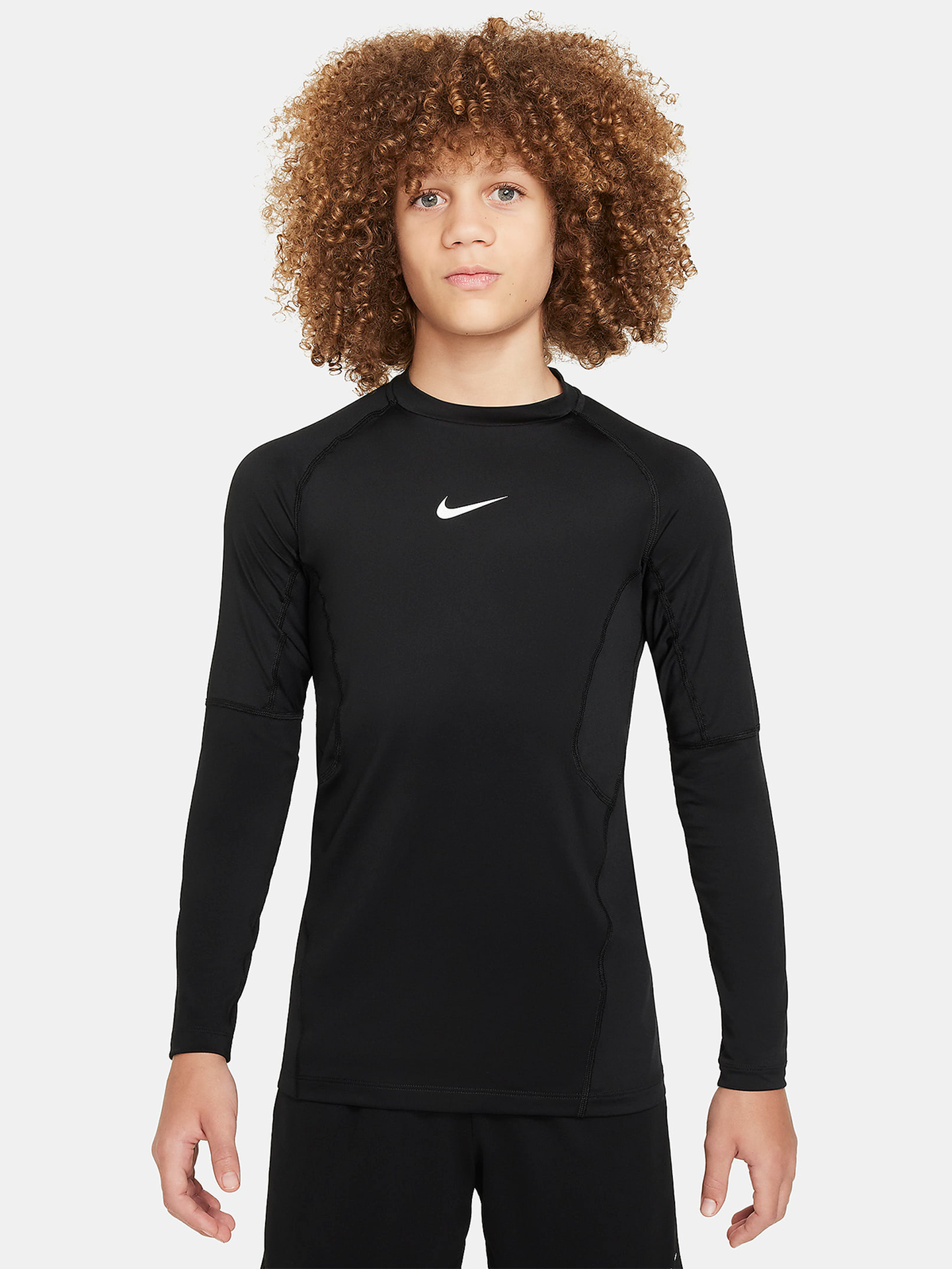 Nike Pro Long Sleeve Sort