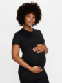 Nike One Maternity Dri-Fit Short Sleeve Top Black