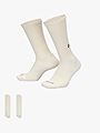 Nike Everyday Cushioned Crew Socks 2pk Sail / Black