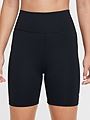 Nike One Dri-FIT 5" Biker Shorts Black / White