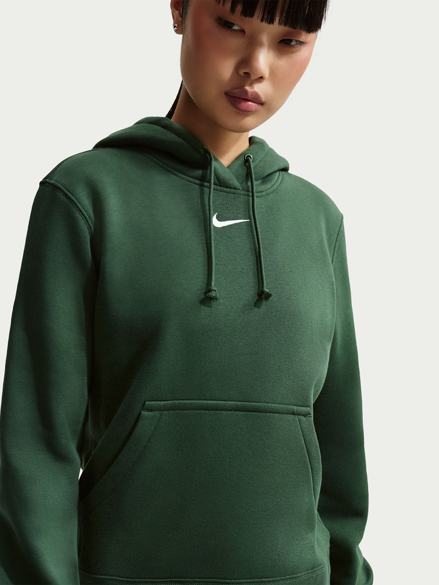 Nike Pheonix Fleece Standard Pullover Hoodie Fir / Sail