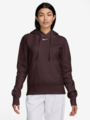 Nike Pheonix Fleece Standard Pullover Hoodie Burgundy Crush / Sail