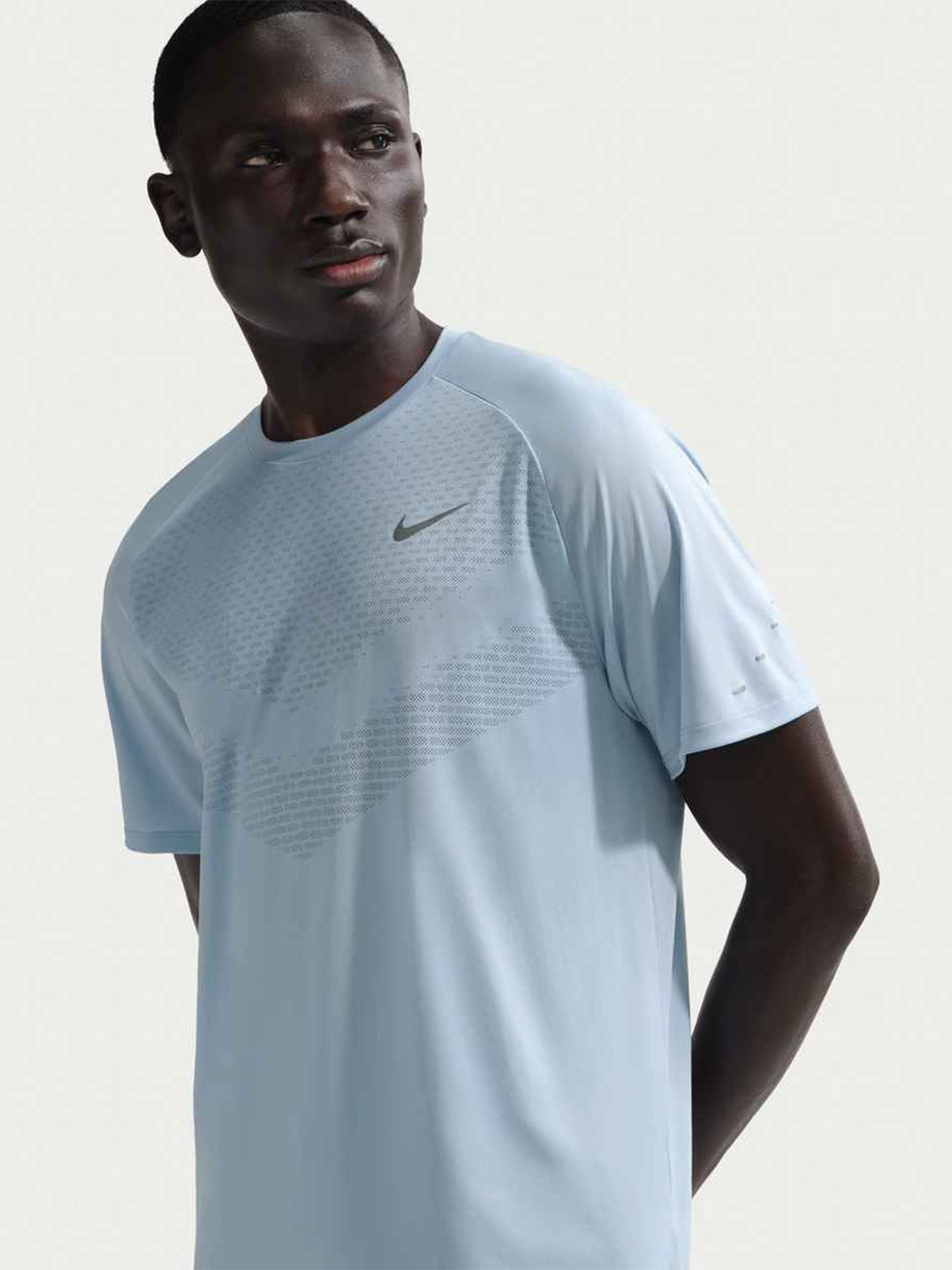 Nike Dri-Fit Advanced Stride Short Sleeve Top Armory Blue / Reflective Silver