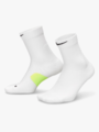Nike Fast Midweight Microcrew 1 Pair 168 White / Volt / Black