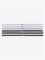 Nike Flex Classic Slim Headbands 6pk White