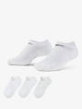 Nike Everyday Cushioned Training No-Show Socks 3pk White / Black