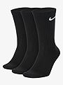Nike Everyday Lightweight Training Crew Socks 3PK Black / White