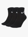 Nike Everyday Lightweight Training Ankle Socks 3pk Black / White