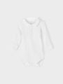 Name It Holger Long Sleeve Polo Body Bright White