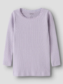 Name It Kab Long Sleeve Top Lavender Gray