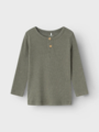 Name It Kab Long Sleeve Top Dusty Olive Melange