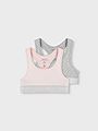 Name It Short Top 2-Pack Barely Pink w/ Grey Melange