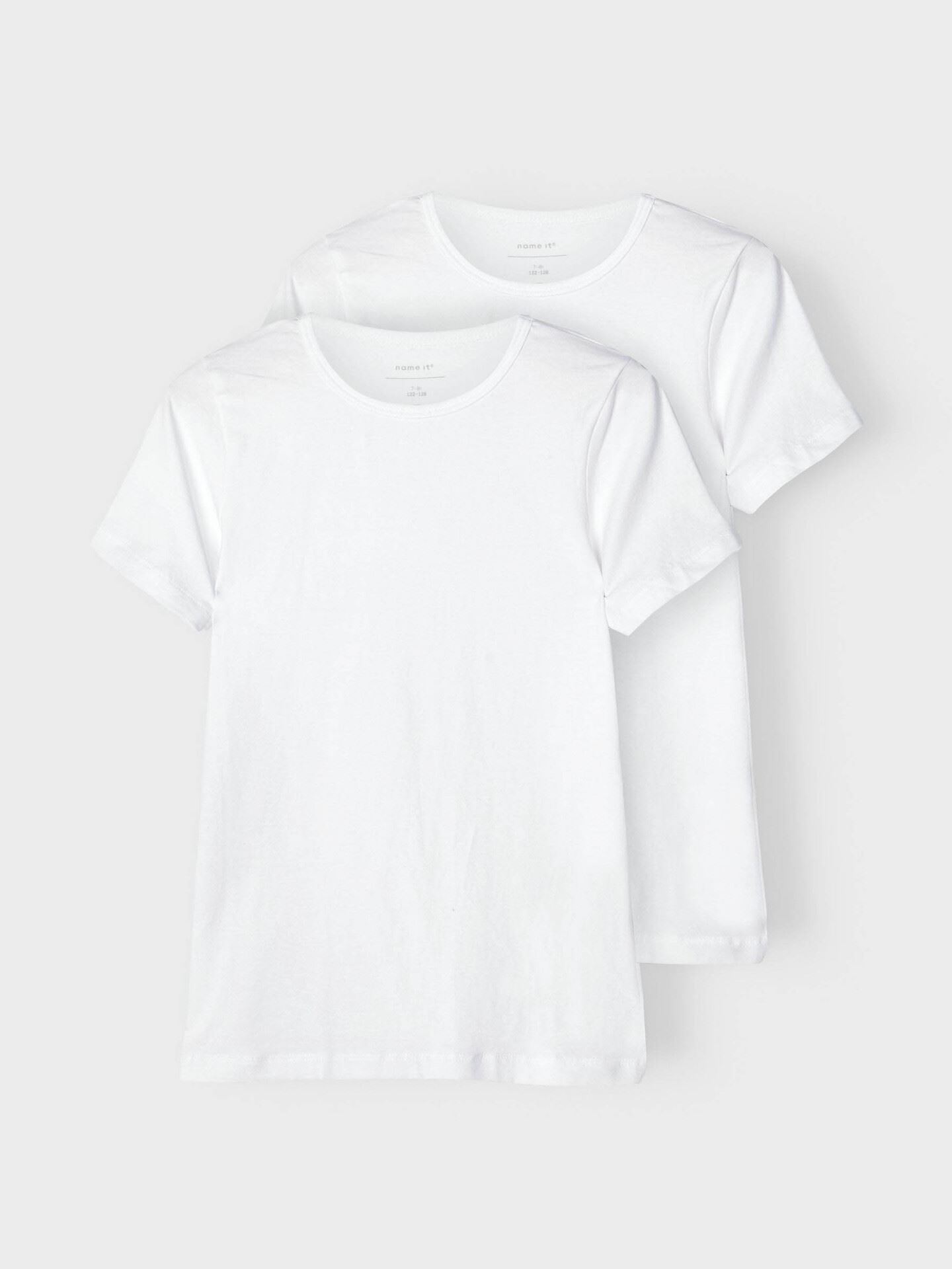 Name It T-Shirt Slim 2-Pack Bright White