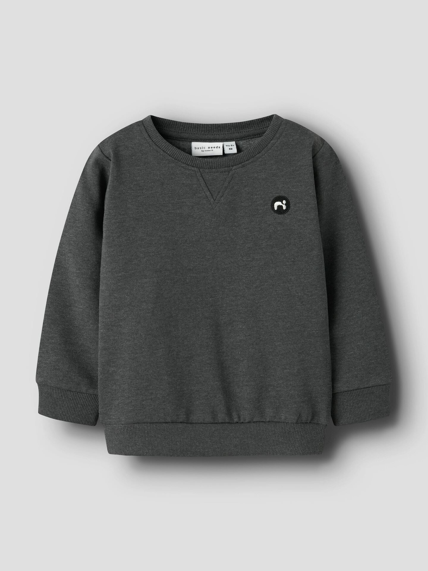 Name It Vimo Long Sleeve Sweat Bru Dark Grey Melange