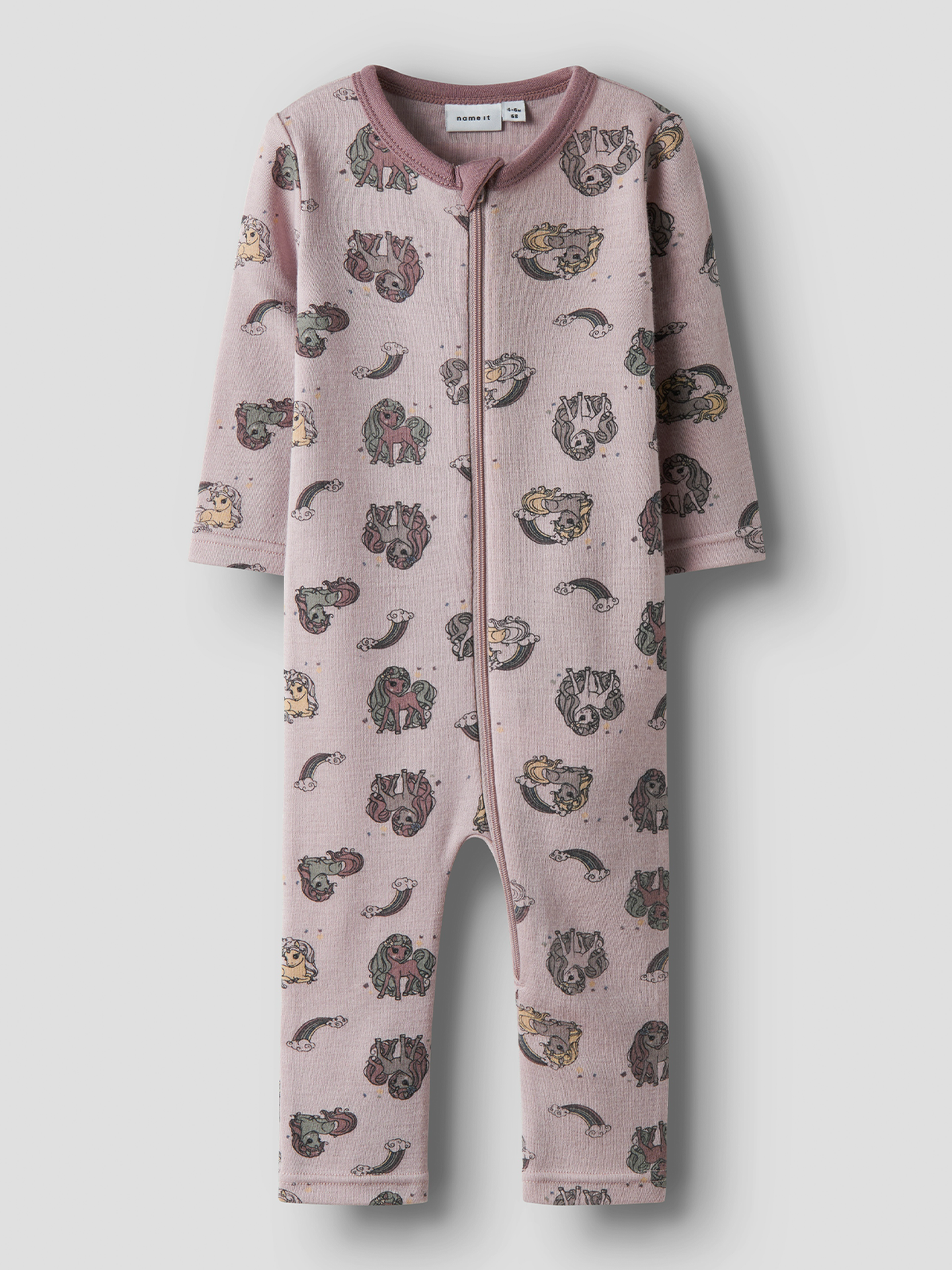 Name It Willit Wool Long Sleeve Suit Shadow Gray