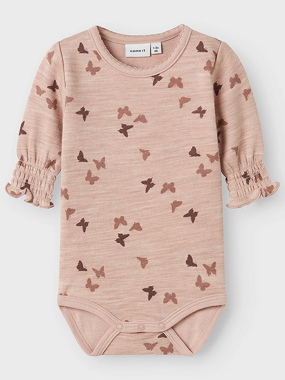 Name It Wuppo Wo/Co Long Sleeve Body Shadow Gray