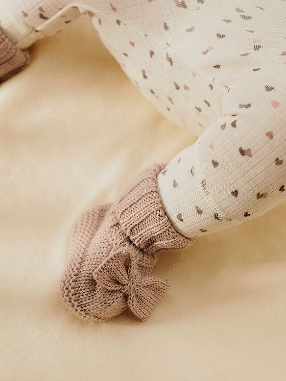 Name It Wrilla Wool Knit Slippers Shadow Gray