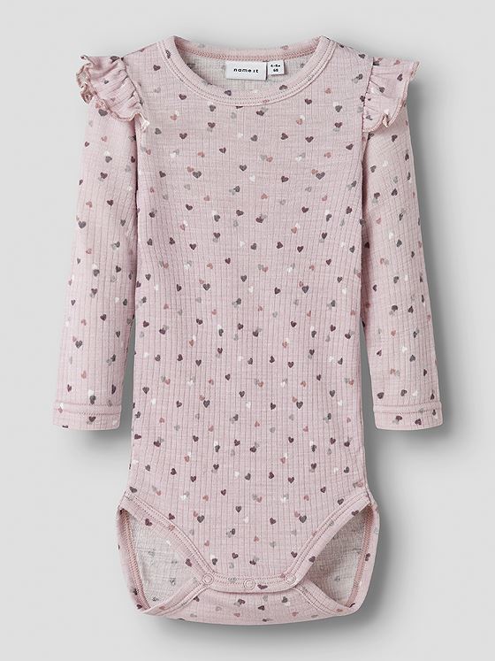 Name It Womi Wo/Mo Long Sleeve Body Shadow Gray