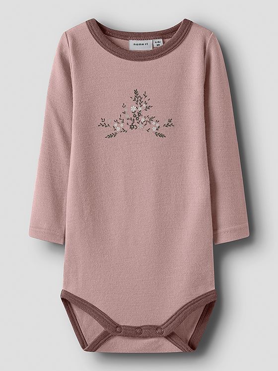 Name It Willow Wool Long Sleeve Body Antler