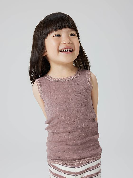 Name It Wang Wool Needle Tank Top Antler