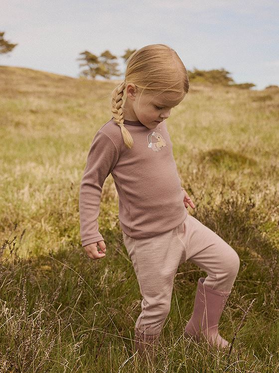 Name It Willit Wool Long Sleeve Top ANTLER