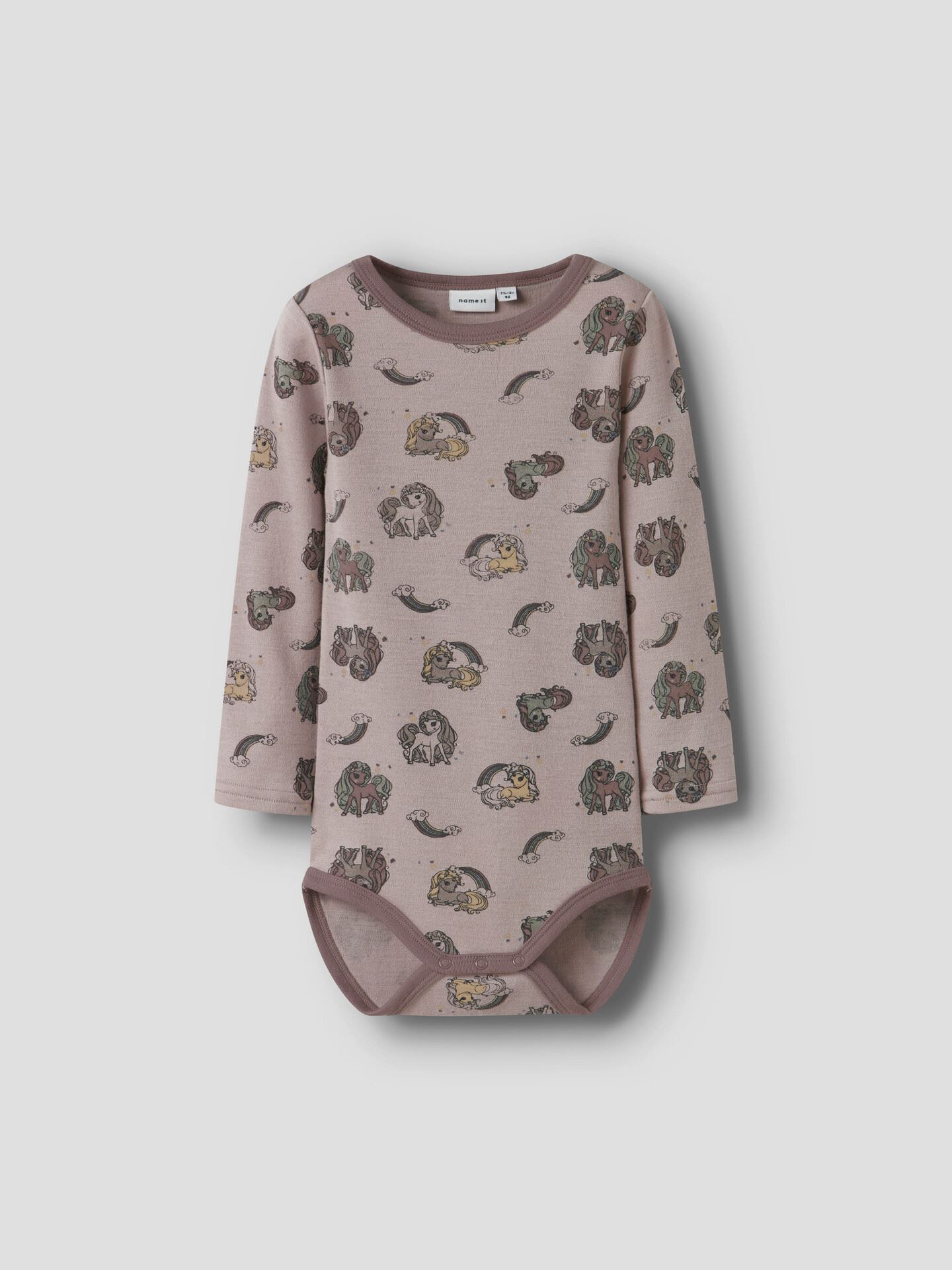 Name It Willit Wool Long Sleeve Body Shadow Gay