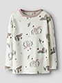 Name It Willitus Wool Long Sleeve Top Snow White
