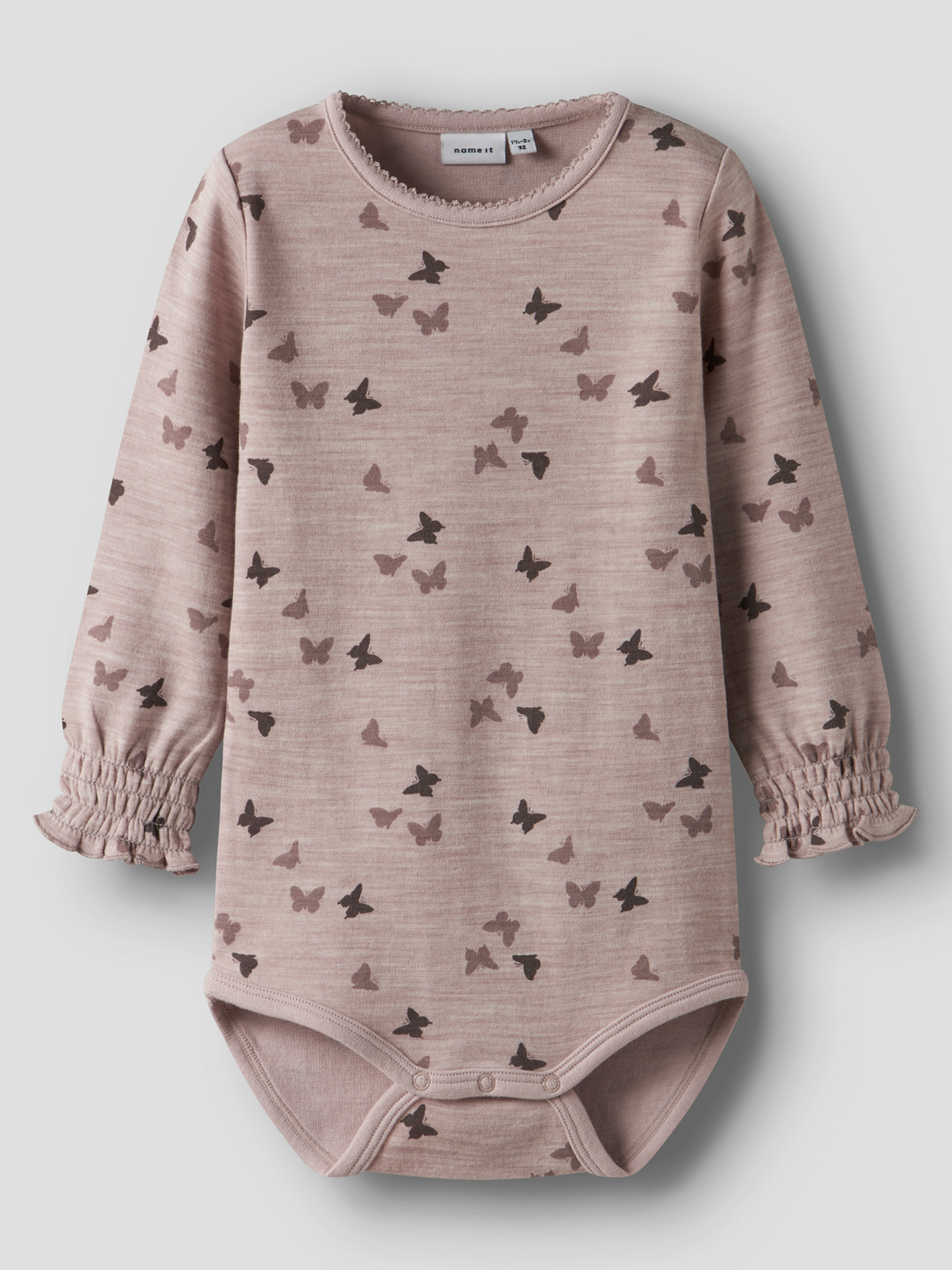 Name It Wuppo Wo/Co Long Sleeve Body Shadow Gray