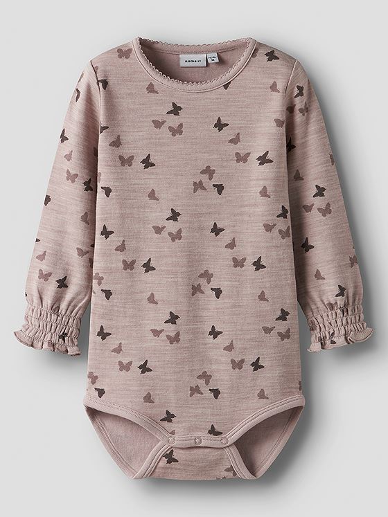 Name It Wuppo Wo/Co Long Sleeve Body Shadow Gray