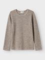 Name It Wang Wool Needle Long Sleeve Top Solid Satellite