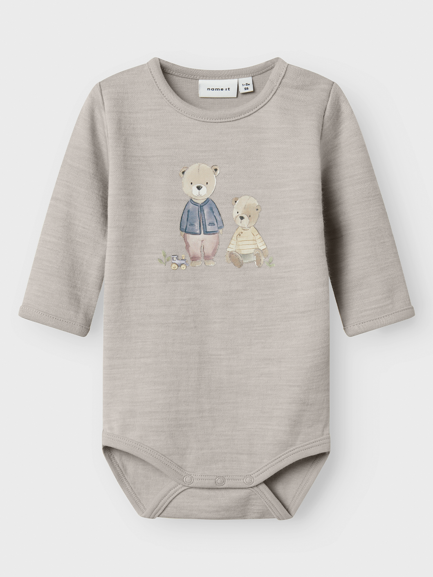Name It Wup Wo/Co Long Sleeve  Body Nacreous Cloud