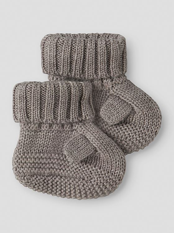 Name It Wruni Wool Knit Slippers Satellite