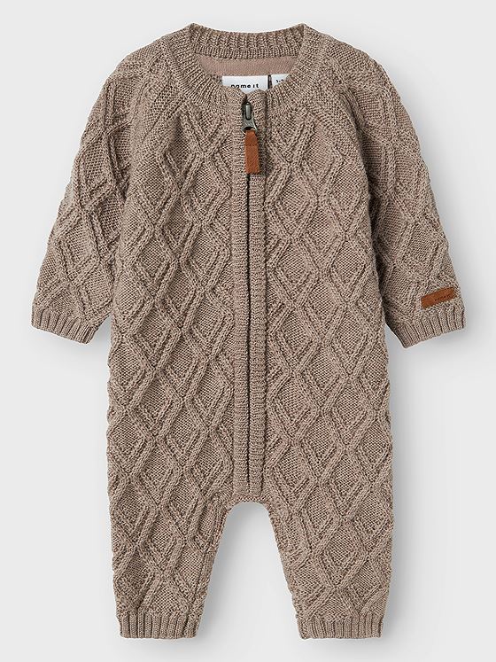 Name It Wruni Wool Long Sleeve Knit Suit Satellite