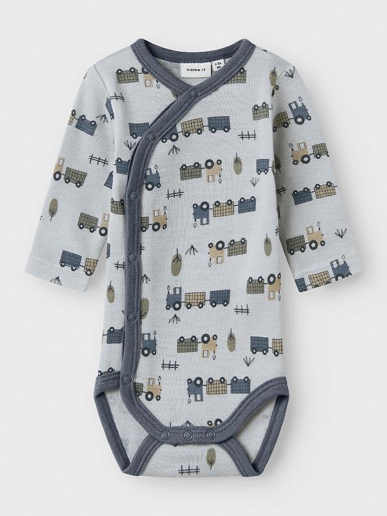 Name It Willit Wool Long Sleeve Wrap Body Micro Chip