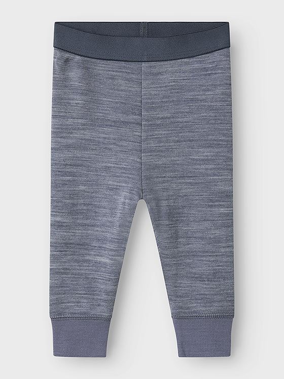 Name It Wuppo Wo/Co Longjohn Folkstone Gray