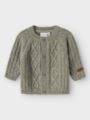 Name It Wrilla Wool Long Sleeve Knit Cardigan Dried Sage