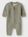Name It Wrilla Wool Long Sleeve Knit Suit Dried Sage