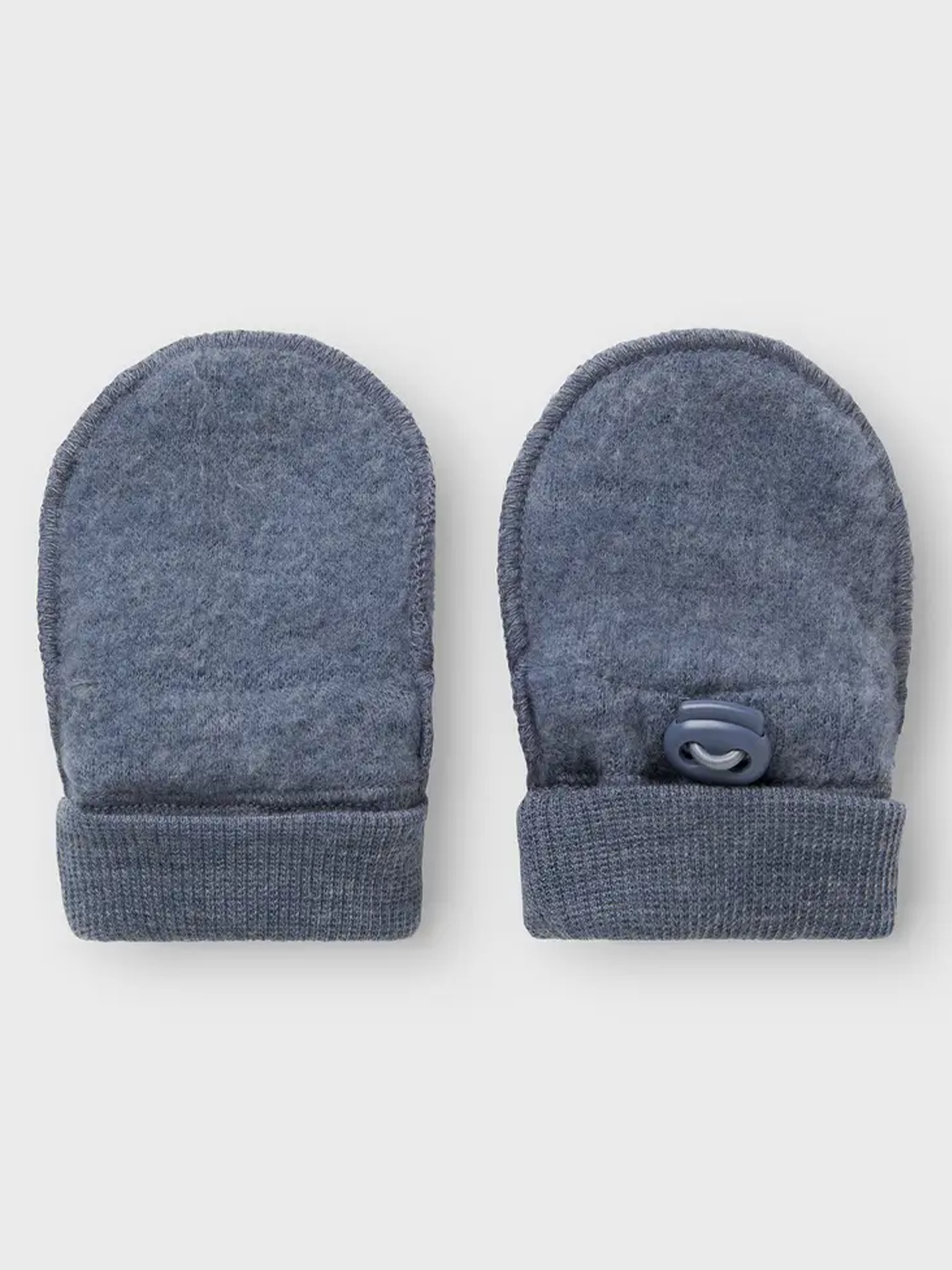 Name It Wmino Wool Bru Mittens Wo/Thumb Folkstone Gray